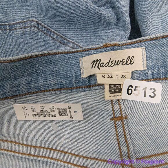 NEW Madewell Relaxed Taper Jeans in Hodgson Wash,‎ 32*28 - Picture 13 of 16